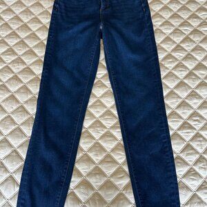 Ann Taylor High Rise Skinny Jeans - size 2, dark vintage wash